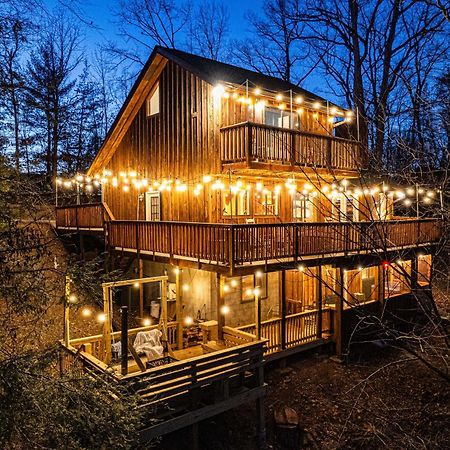The Family Stone Luxe Cabin Sleeps 12 Hot Tub Dogfriendly Dollywood Pigeon Forge Kültér fotó