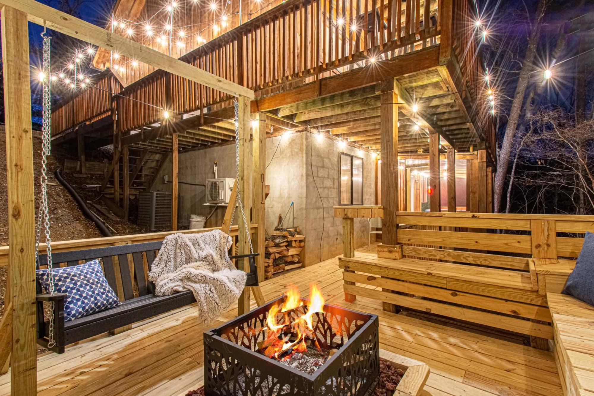 The Family Stone Luxe Cabin Sleeps 12 Hot Tub Dogfriendly Dollywood Pigeon Forge Kültér fotó