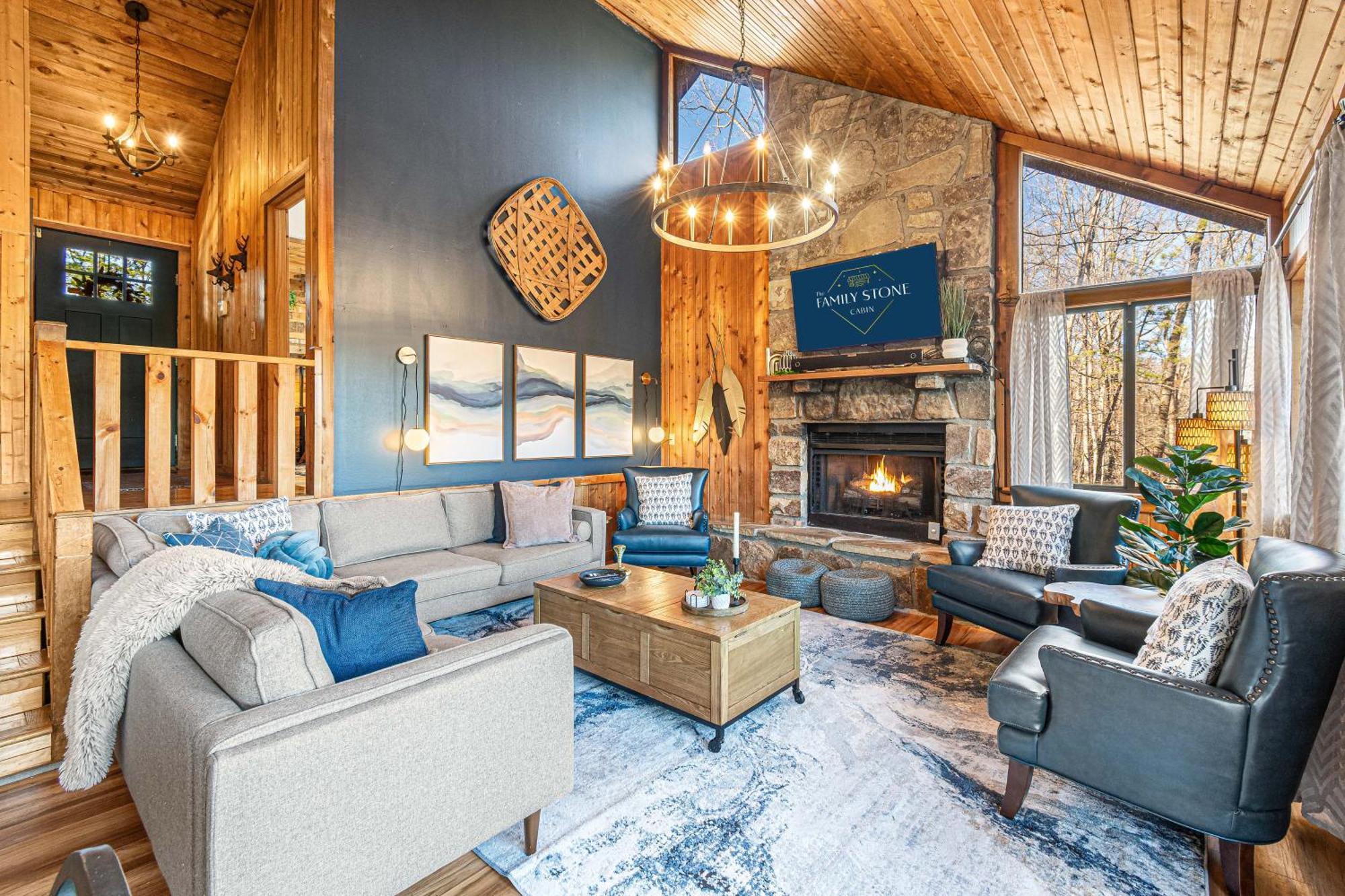 The Family Stone Luxe Cabin Sleeps 12 Hot Tub Dogfriendly Dollywood Pigeon Forge Kültér fotó